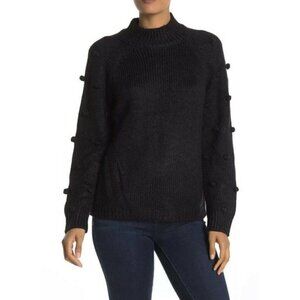 NEW Cece M Marine Sweater bobble stitched sleeves